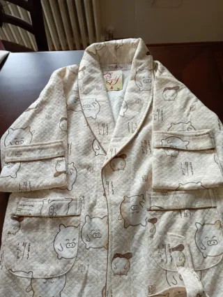 Vestaglia bimbo unisex fantasia maialini