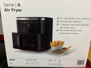 Bosch freidora de aire MAF671BO. Capacidad 7,2 l