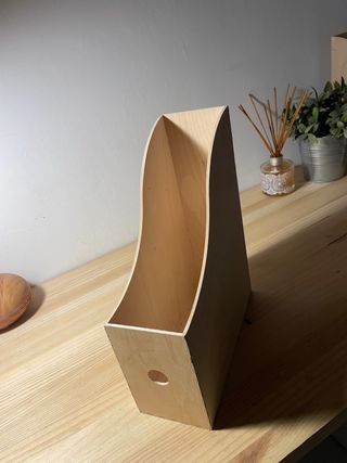 Organizador de madera para documentos