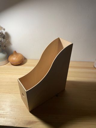 Organizador de madera para documentos