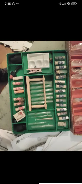 Juego de química vintage