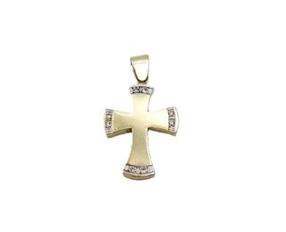 Cruz de Oro 18 Kt. 3.5 gr. de segunda mano