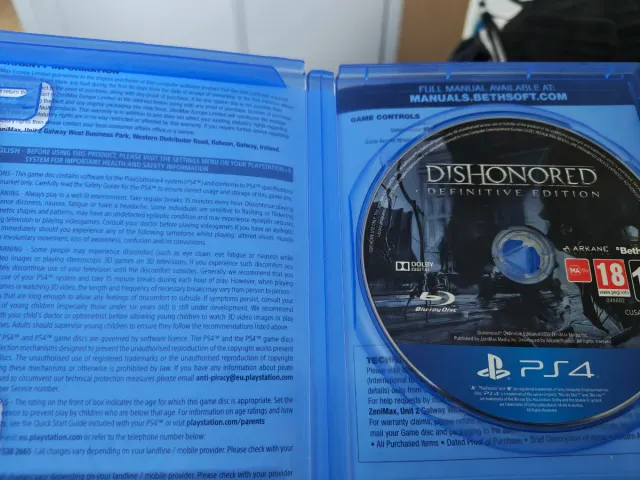 PS4 Dishonored Definitive Edition Gioco
