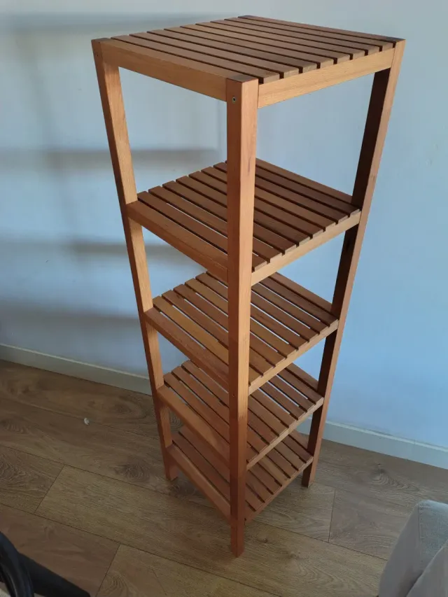 Estantería de madera de 5 baldas