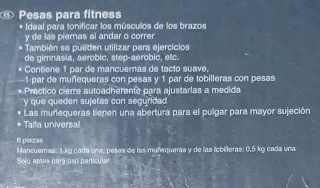 Crivit Pesas Fitness - Set 6 Piezas