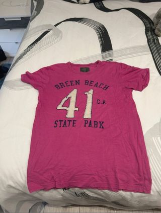 Camiseta H&M rosa con número 41