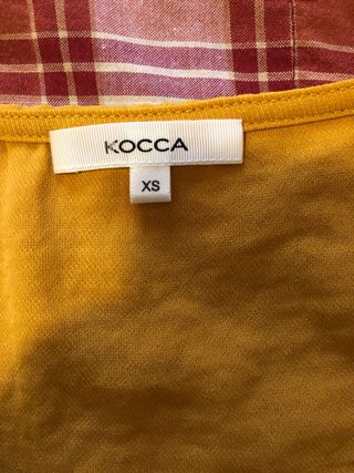 KOCCA Canotta senape Taglia xs