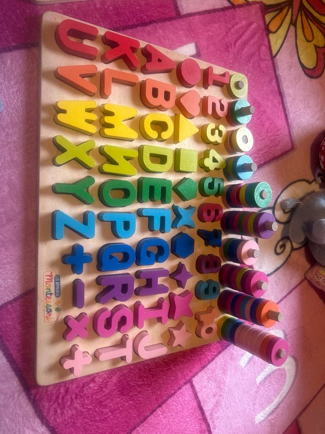 Lote Puzzles Educativos Madera Niños