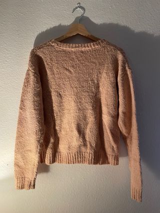 Cárdigan floral rosa