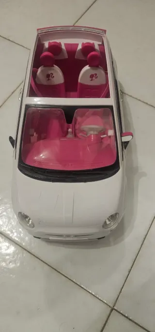 Fiat 500 Bianca Barbie