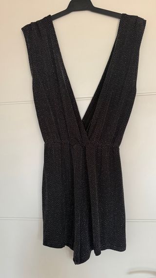 Mono Lefties negro metalizado