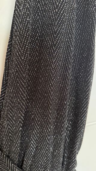 Mono Lefties negro metalizado