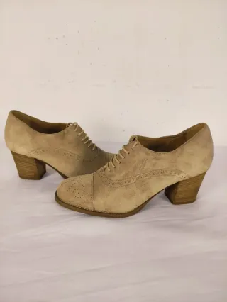 Scarpe Bagatt Pelle Beige Donna