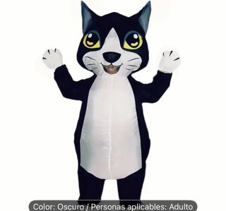 Disfraz inflable de gato para adulto