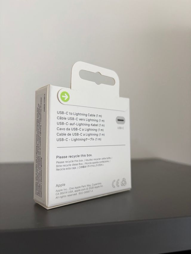 NUOVO Apple Cavo 1M USBC Lightning Originale