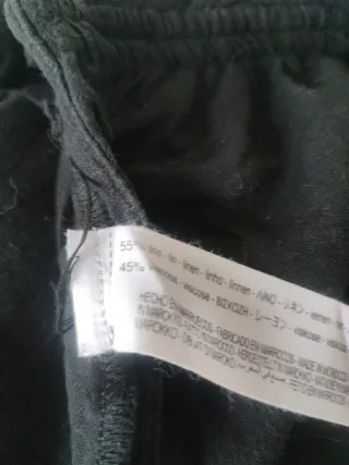 Falda larga Bershka de lino