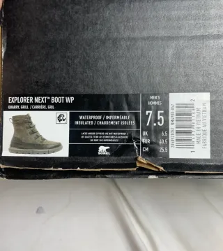 Botas Sorel Invierno Talla 40.5 Gris