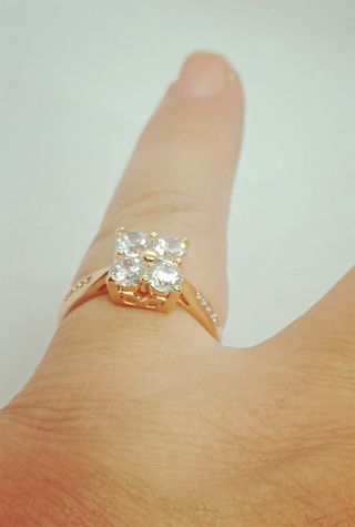 Anillo Laminado en oro 18k