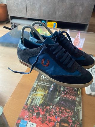 Zapatillas Fred Perry Talla 40 Lona y piel uni es