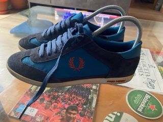 Zapatillas Fred Perry Talla 40 Lona y piel uni es
