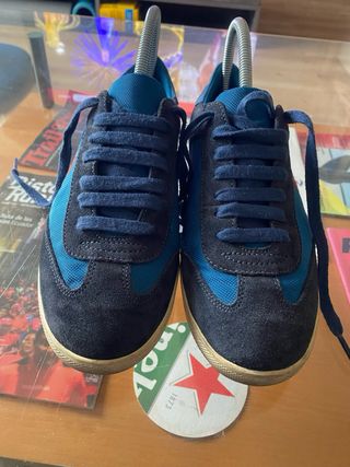 Zapatillas Fred Perry Talla 40 Lona y piel uni es