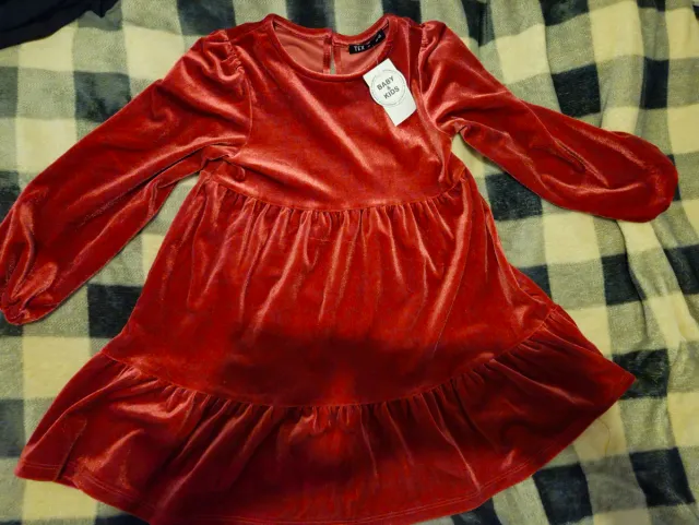 Vestido terciopelo niña