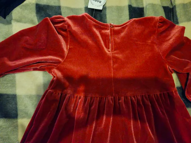 Vestido terciopelo niña