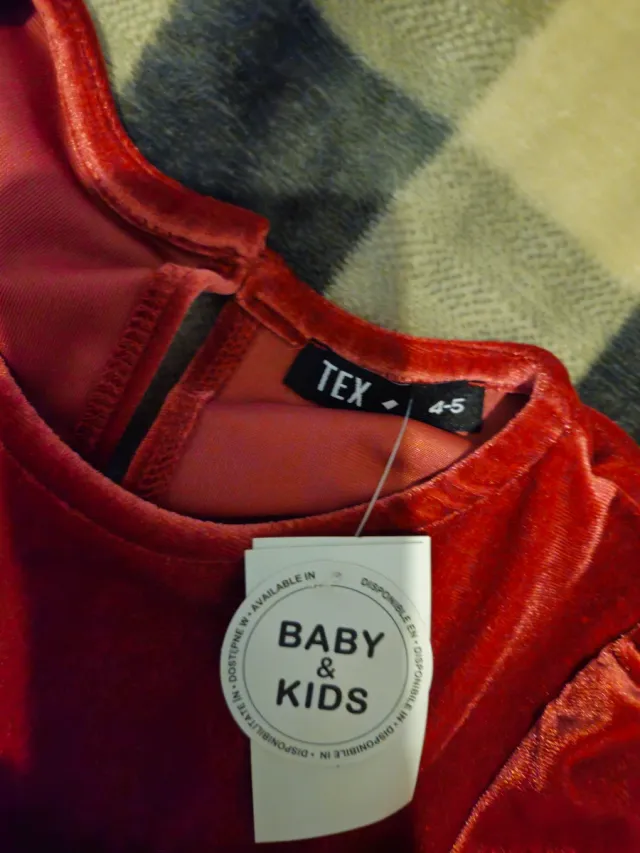 Vestido terciopelo niña