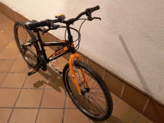 Bicicleta de Montaña RUNFIT Negra/Naranja
