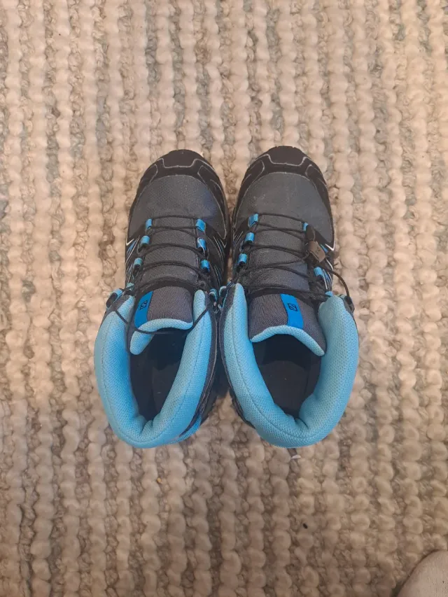 Botas Salomon Niña Azul/Gris