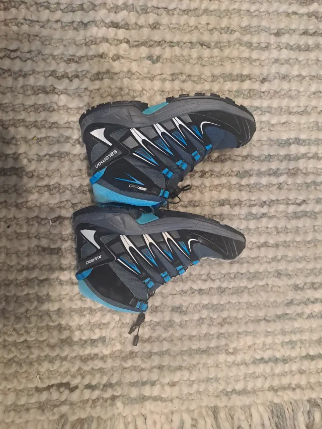 Botas Salomon Niña Azul/Gris