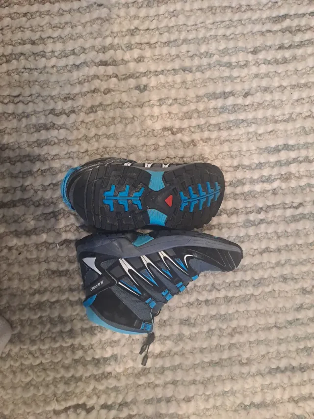 Botas Salomon Niña Azul/Gris