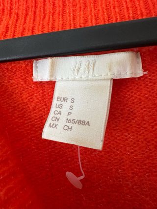 Jersey H&M Naranja Talla M