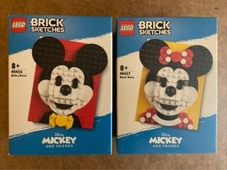 LEGO Brick Sketches Topolino e Minnie NUOVI