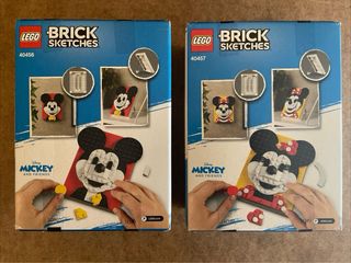 LEGO Brick Sketches Topolino e Minnie NUOVI