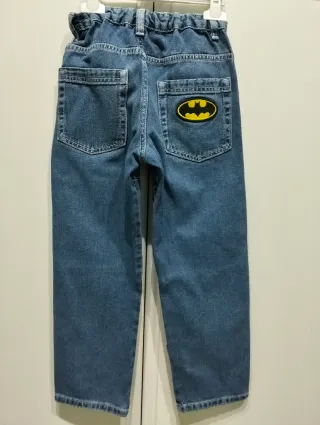 Lotto 2 paia jeans bambino 6-7 anni