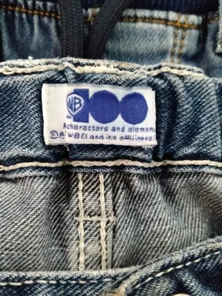 Lotto 2 paia jeans bambino 6-7 anni