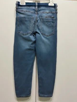 Lotto 2 paia jeans bambino 6-7 anni