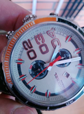 Reloj Diesel DZ4310 Cronógrafo Naranja