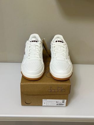 Scarpe Diadora Donna Tg 38 Bianche Bordeaux