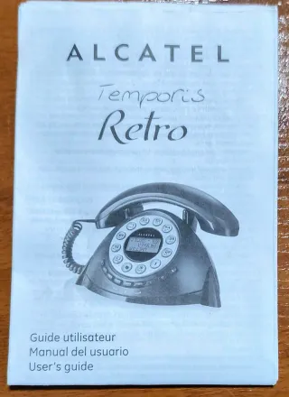 Teléfono Alcatel Temporis Retro Negro