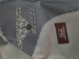 Traje de hombre gris