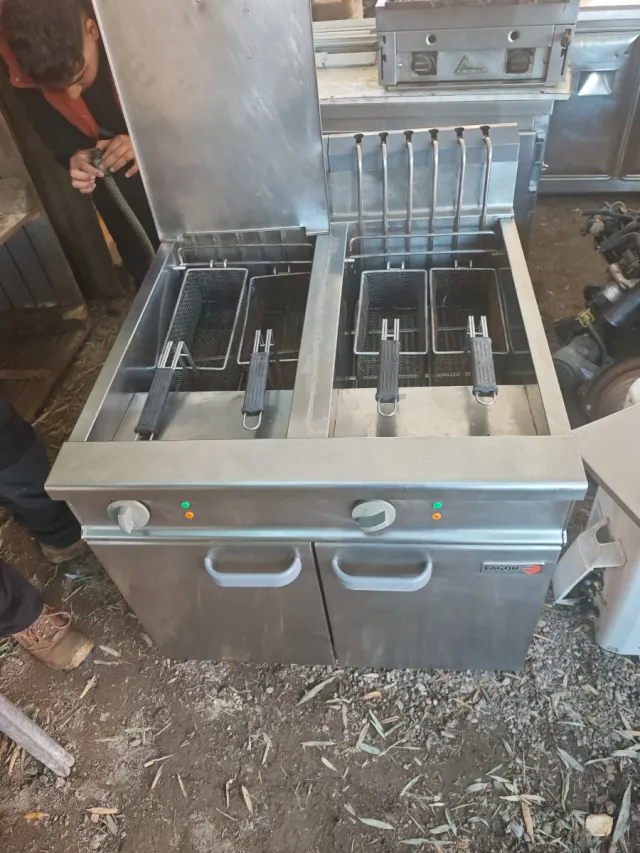 Freidora Industrial Fagor Eléctrica Doble
