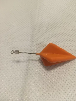 Plomos de pesca naranja termoretráctil