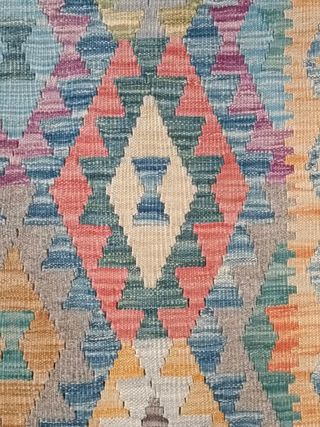 Tappeto Kilim afgano 286x85 cm