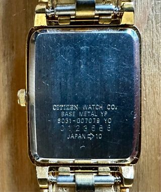 Reloj Citizen Quartz Japan 6031 Dorado