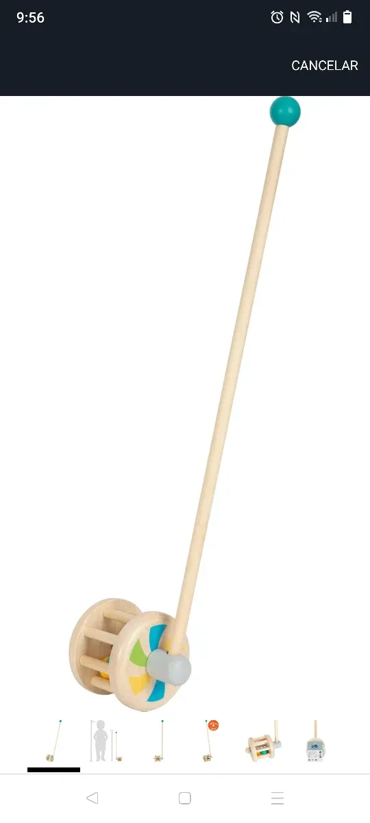 Sonajero Empujar Madera Small Foot