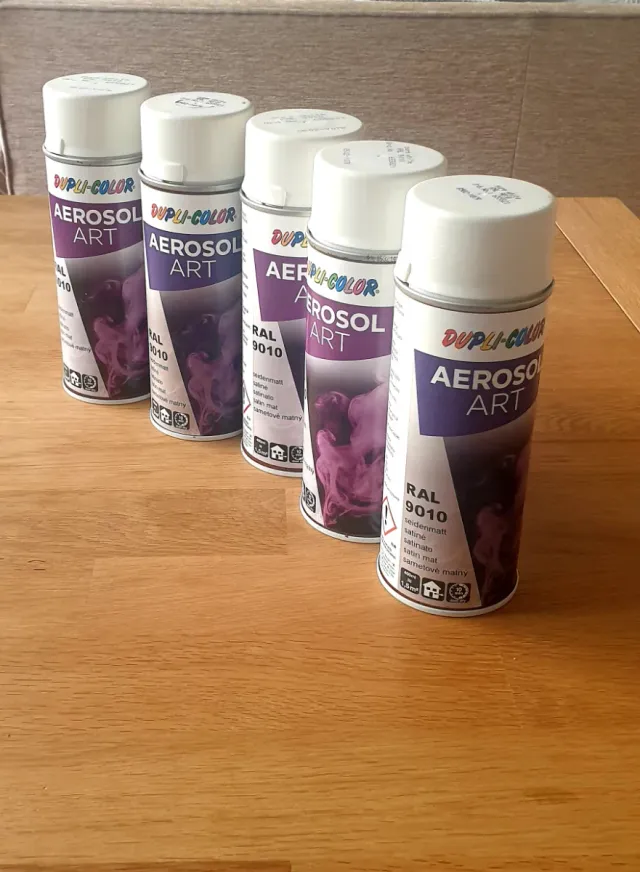 Spray Pintura Dupli-Color Art RAL 9010/ 5 botes