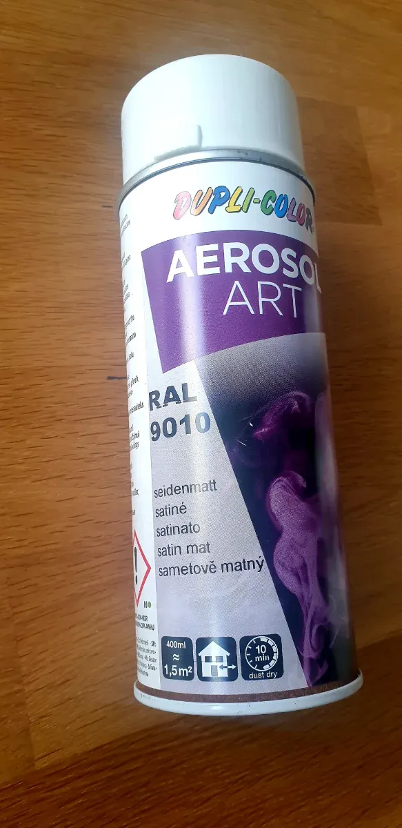 Spray Pintura Dupli-Color Art RAL 9010/ 5 botes