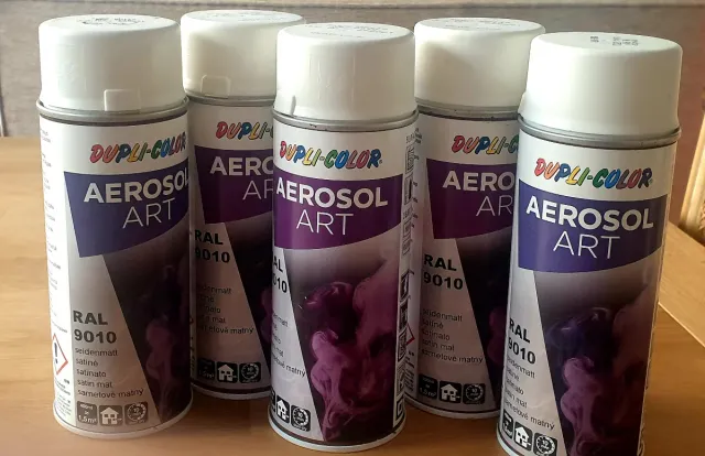 Spray Pintura Dupli-Color Art RAL 9010/ 5 botes